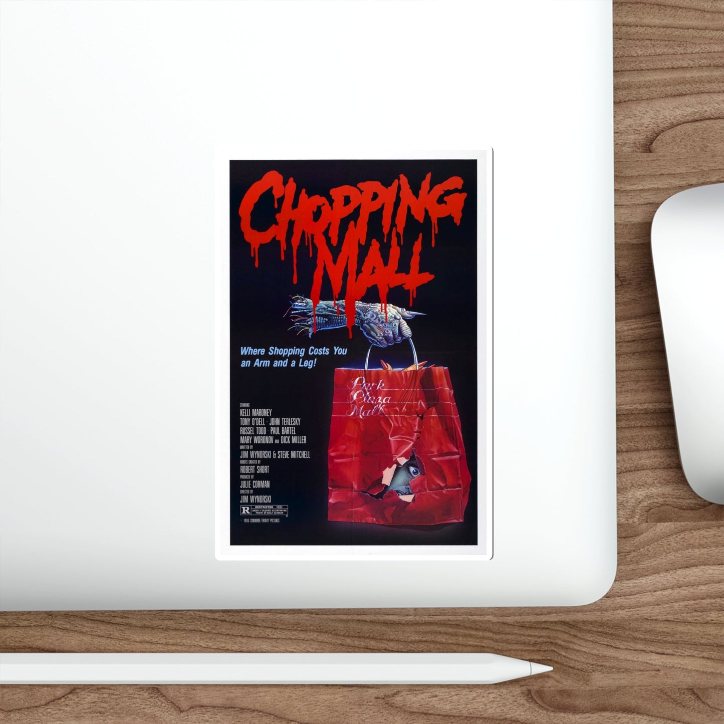 CHOPPING MALL 1986 Movie Poster STICKER Vinyl Die-Cut Decal-The Sticker Space