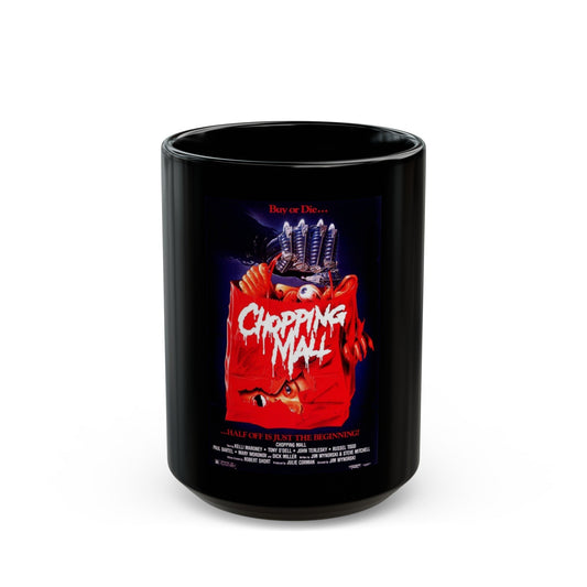 CHOPPING MALL (2) 1986 Movie Poster - Black Coffee Mug-15oz-The Sticker Space