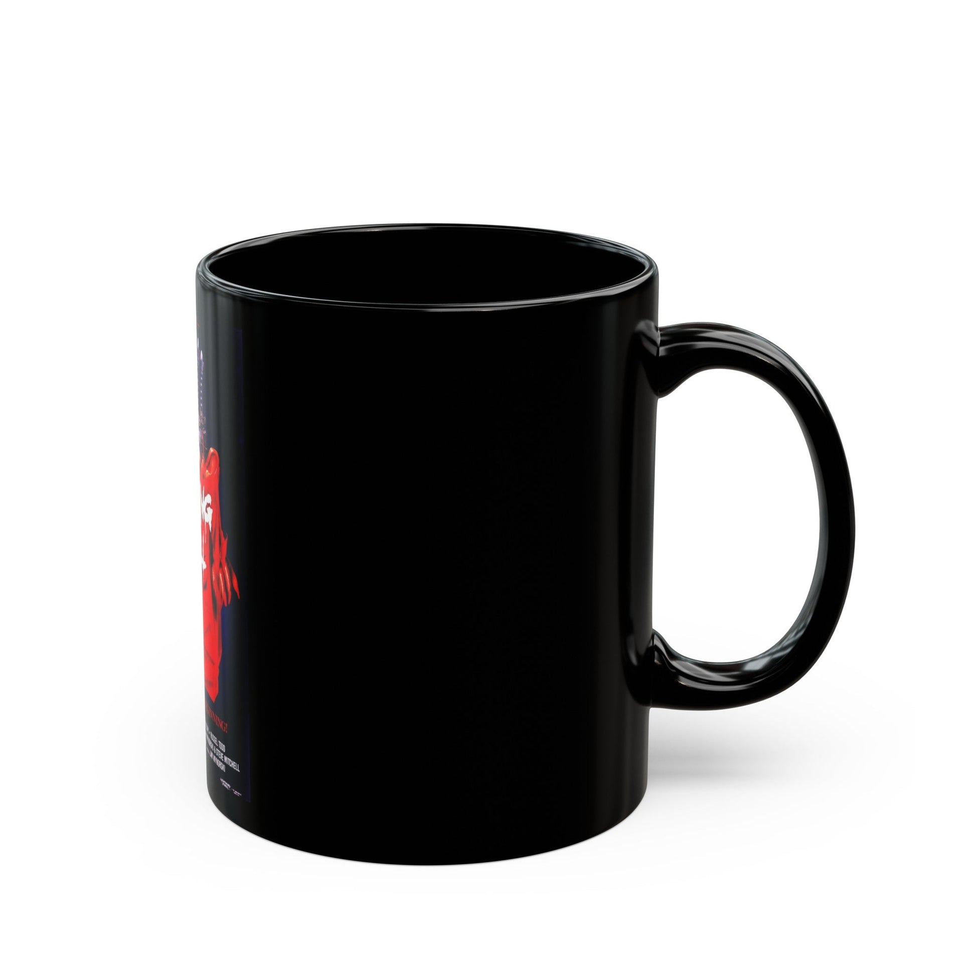 CHOPPING MALL (2) 1986 Movie Poster - Black Coffee Mug-The Sticker Space