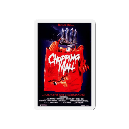 CHOPPING MALL (2) 1986 Movie Poster - Die-Cut Magnet-6 × 6"-The Sticker Space