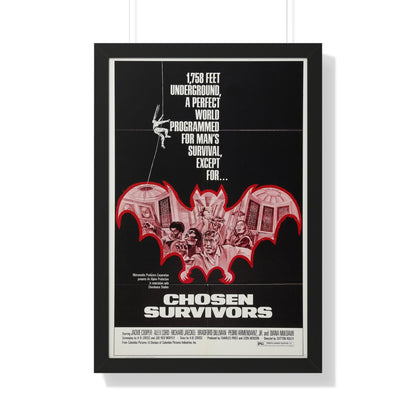 CHOSEN SURVIVORS 1974 - Framed Movie Poster-20" x 30"-The Sticker Space