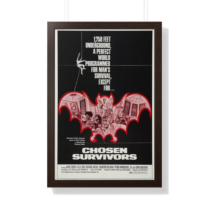 CHOSEN SURVIVORS 1974 - Framed Movie Poster-20" x 30"-The Sticker Space