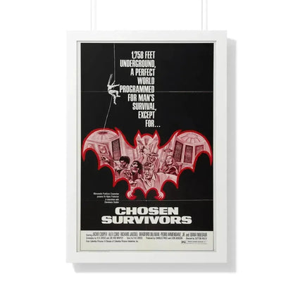 CHOSEN SURVIVORS 1974 - Framed Movie Poster 20" x 30" White - The Sticker Space