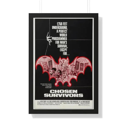 CHOSEN SURVIVORS 1974 - Framed Movie Poster - The Sticker Space