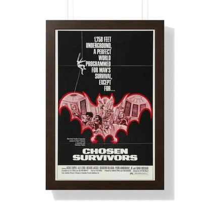 CHOSEN SURVIVORS 1974 - Framed Movie Poster - The Sticker Space