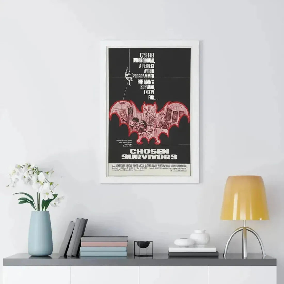 CHOSEN SURVIVORS 1974 - Framed Movie Poster - The Sticker Space