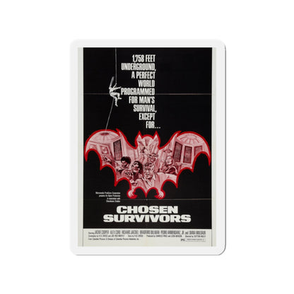 CHOSEN SURVIVORS 1974 Movie Poster - Die-Cut Magnet-2" x 2"-The Sticker Space