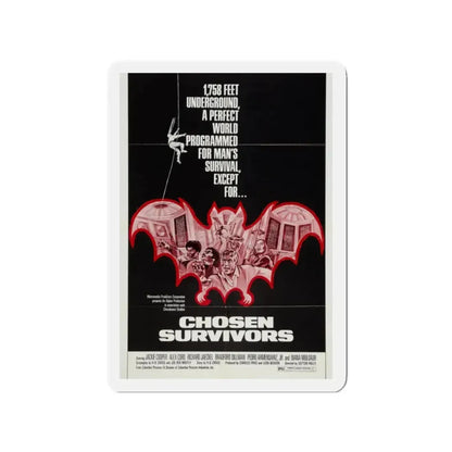 CHOSEN SURVIVORS 1974 Movie Poster - Refrigerator Magnet 2 Inch - The Sticker Space