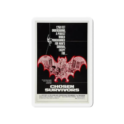 CHOSEN SURVIVORS 1974 Movie Poster - Refrigerator Magnet 4 Inch - The Sticker Space