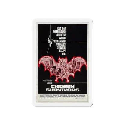 CHOSEN SURVIVORS 1974 Movie Poster - Refrigerator Magnet 6 Inch - The Sticker Space