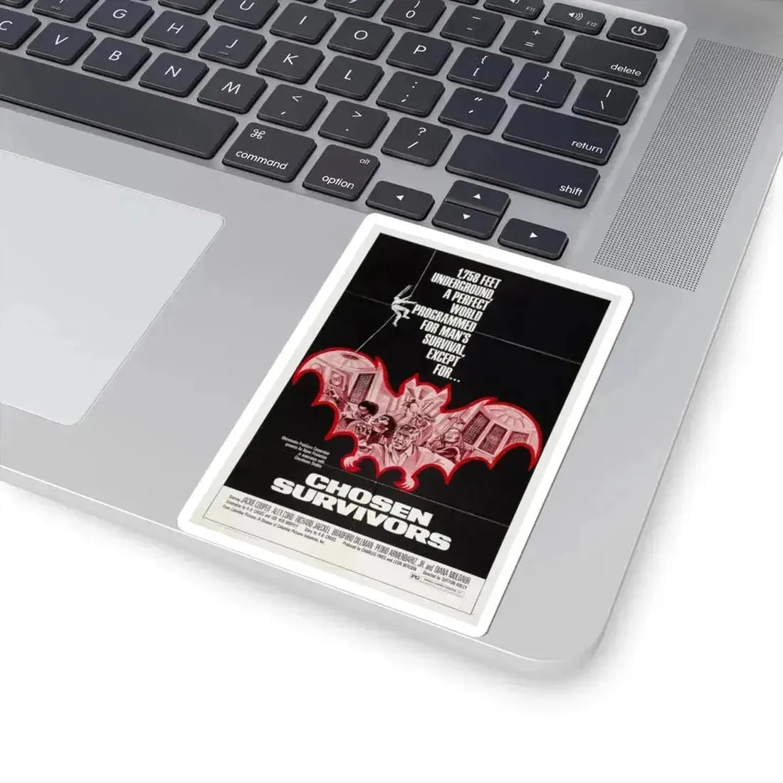 CHOSEN SURVIVORS 1974 Movie Poster - STICKER Vinyl Kiss-Cut Decal - The Sticker Space
