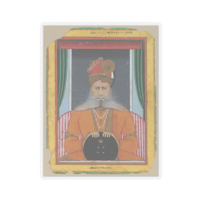 Chotu - Maharaja Sardar Singh of Bikaner - ca. 1860–70 v2 - STICKER Vinyl Kiss-Cut Decal