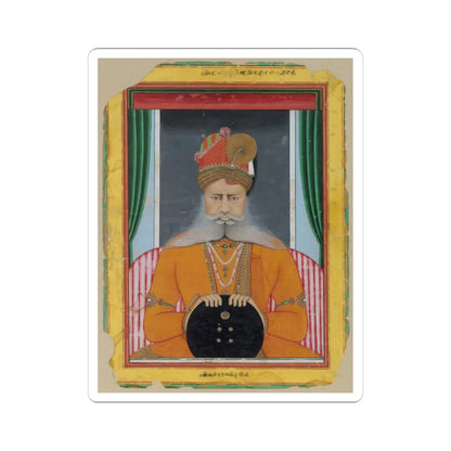 Chotu - Maharaja Sardar Singh of Bikaner - ca. 1860–70 v2 - STICKER Vinyl Kiss-Cut Decal