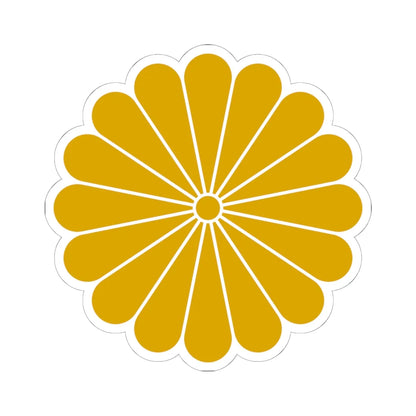 Chrisanthemum Seal passport (Japan) (Coat of Arms) STICKER Vinyl Kiss-Cut Decal 6 Inch White - The Sticker Space