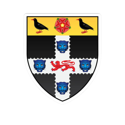 Christ Church Oxford Coat Of Arms (England) (Coat of Arms) STICKER Vinyl Kiss-Cut Decal 2 Inch White - The Sticker Space