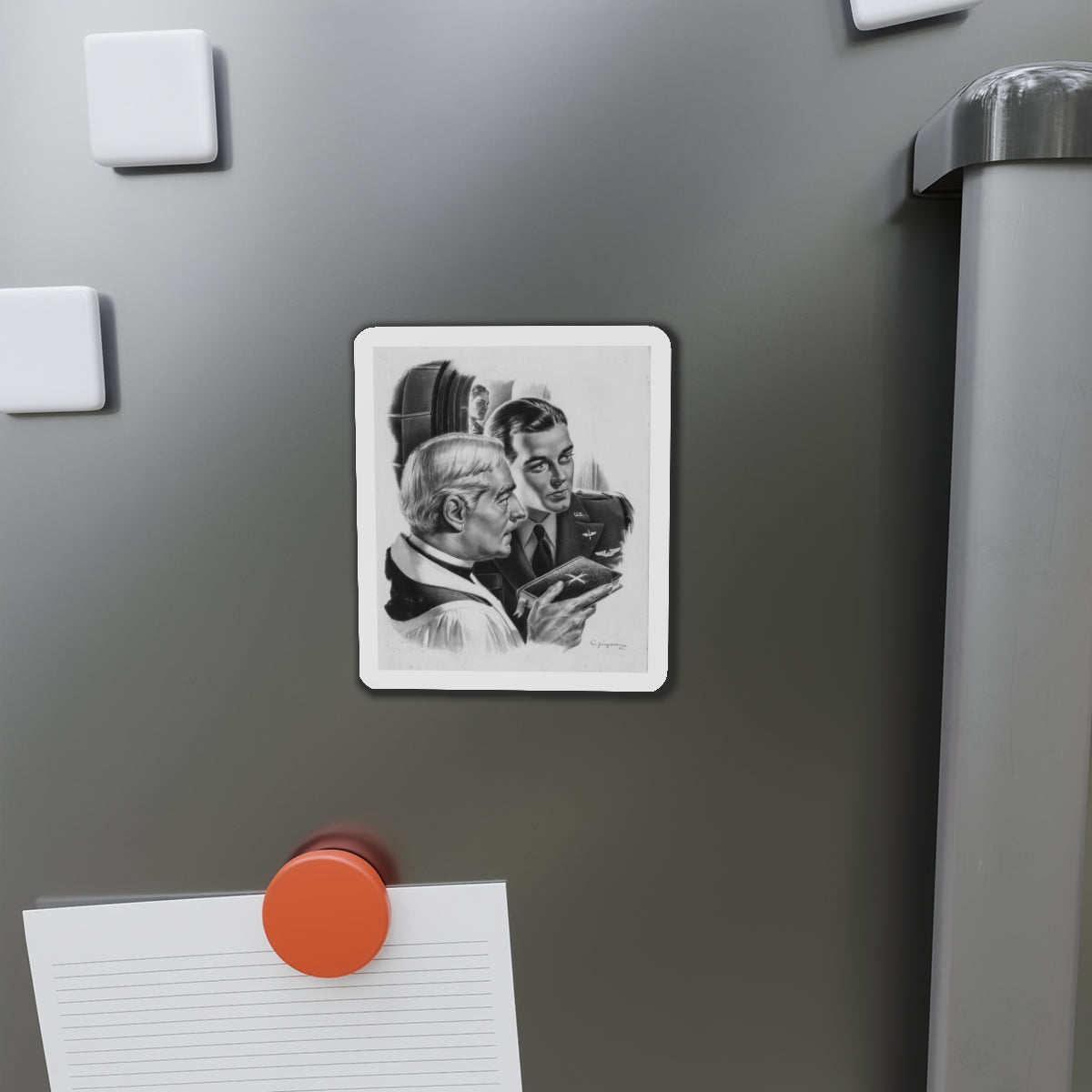 Christian Herald Magazine 1 (Christian Herald Publ., 1942) (Magazine Illustration) Refrigerator Magnet-The Sticker Space