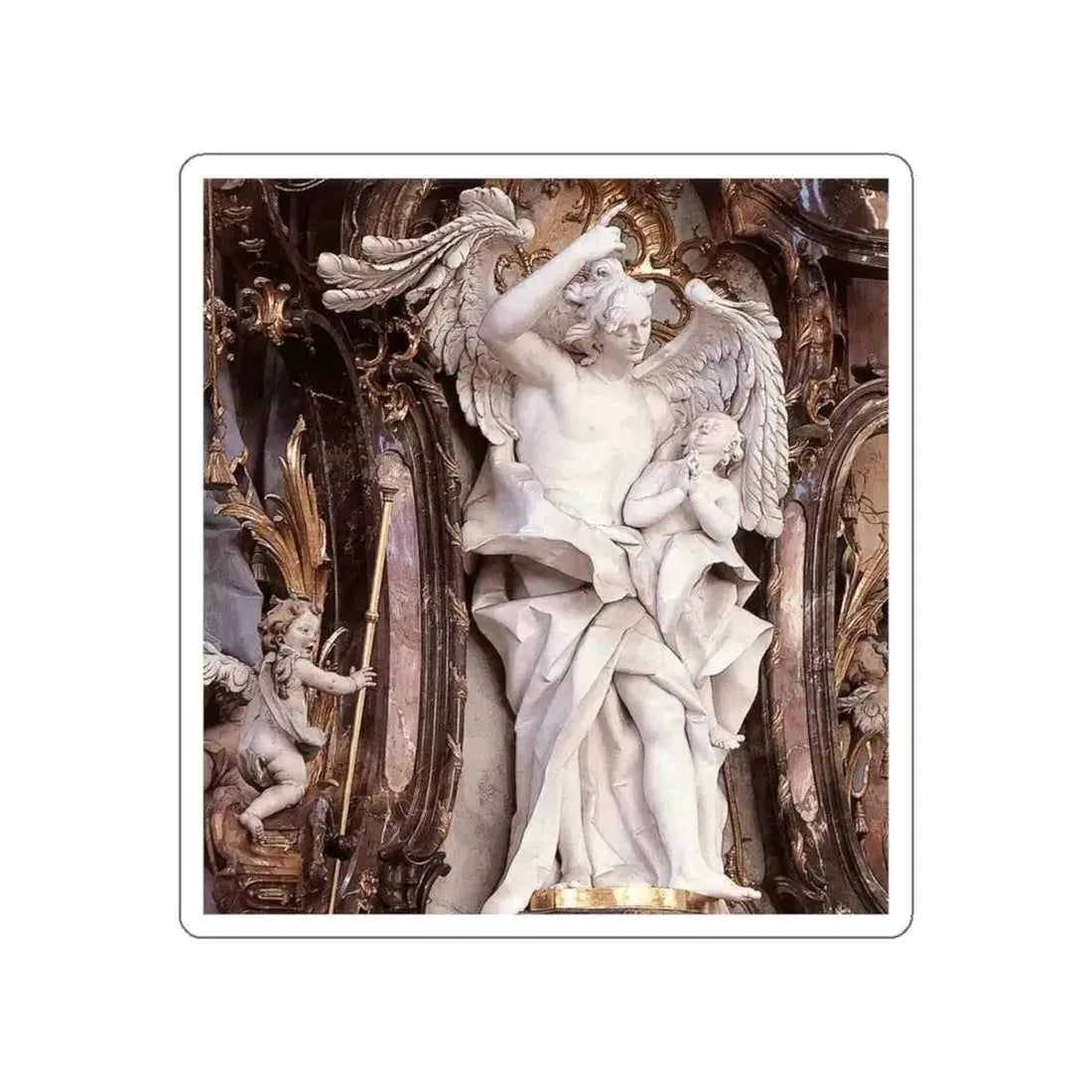 CHRISTIAN, Johann Josef - Angel (Artwork) STICKER Vinyl Die-Cut Decal White Die-Cut 5 Inch - The Sticker Space