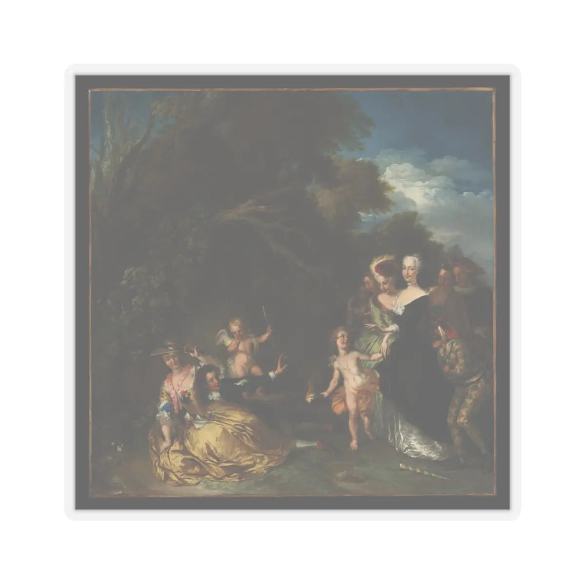 SKU:TSS-STICK-CHRWLH-6X6-1N0QN Sizes:6" × 6" Types:Transparent