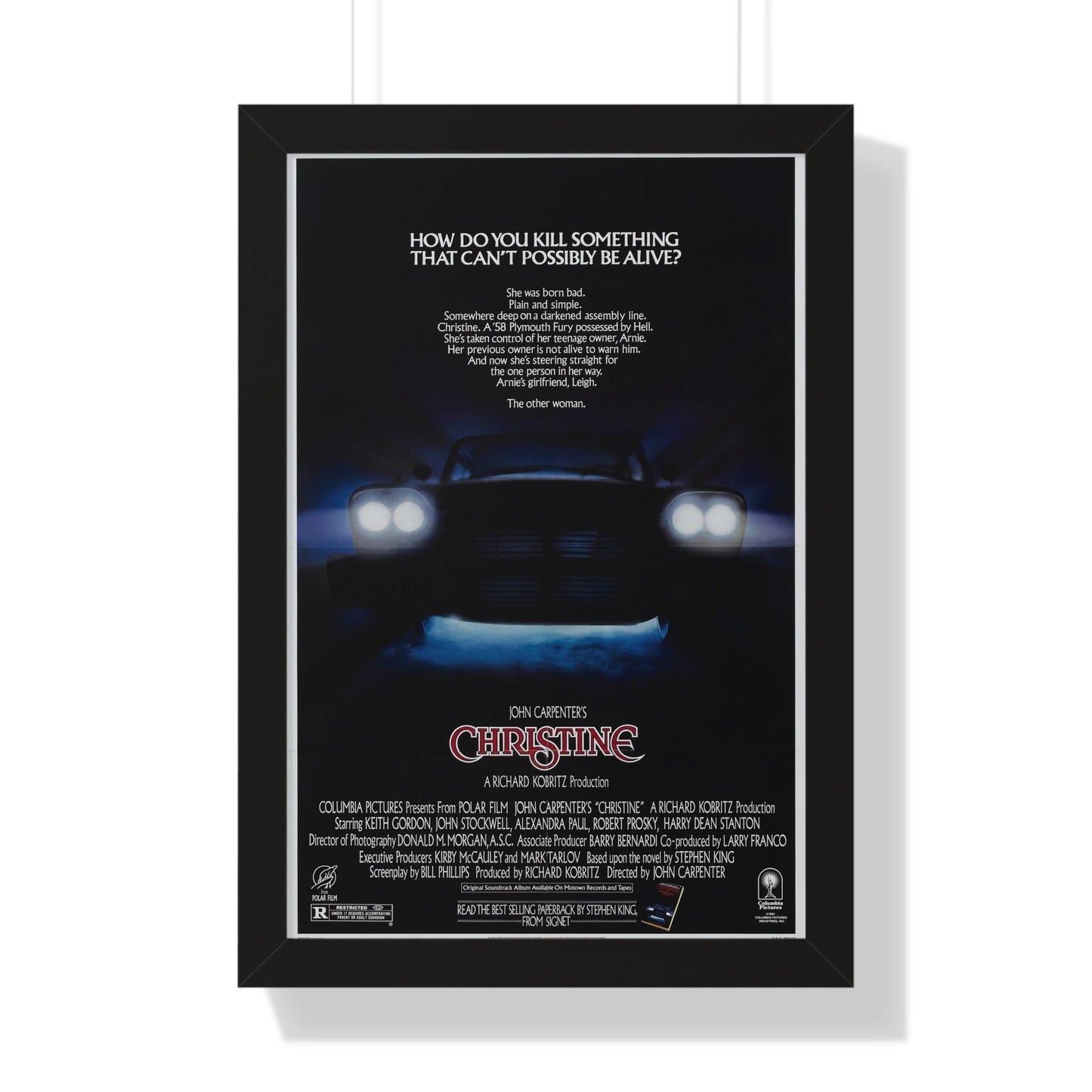 CHRISTINE 1983 - Framed Movie Poster-16″ x 24″-The Sticker Space