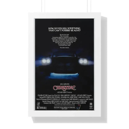 CHRISTINE 1983 - Framed Movie Poster 16″ x 24″ White - The Sticker Space