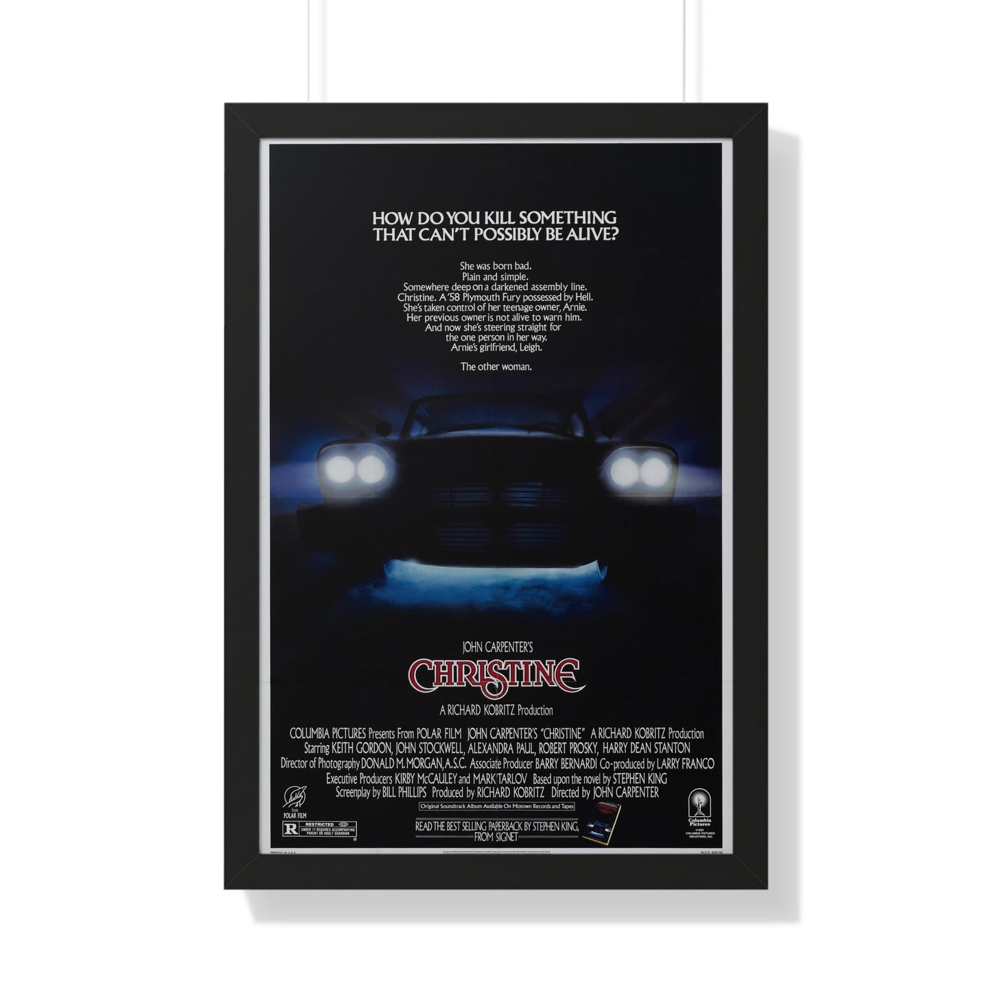 CHRISTINE 1983 - Framed Movie Poster-20" x 30"-The Sticker Space