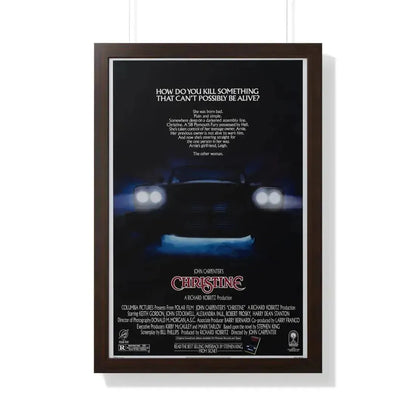 CHRISTINE 1983 - Framed Movie Poster 20" x 30" Walnut - The Sticker Space