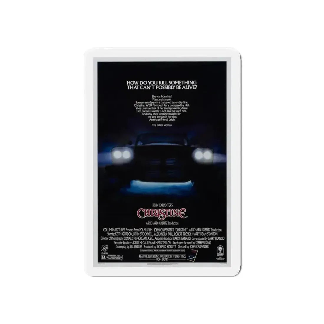 CHRISTINE 1983 Movie Poster - Refrigerator Magnet - The Sticker Space