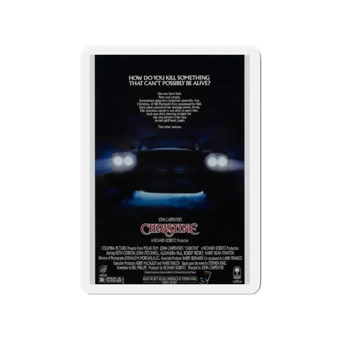 CHRISTINE 1983 Movie Poster - Refrigerator Magnet - The Sticker Space