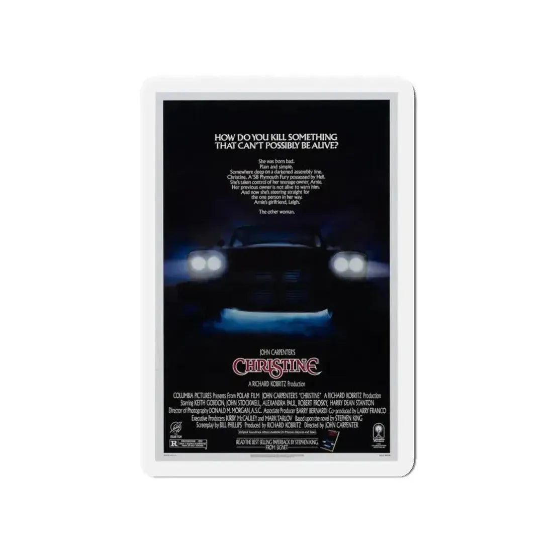 CHRISTINE 1983 Movie Poster - Refrigerator Magnet - The Sticker Space