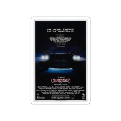CHRISTINE 1983 Movie Poster STICKER Vinyl Die-Cut Decal 3 Inch - The Sticker Space