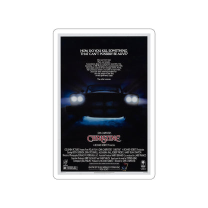 CHRISTINE 1983 Movie Poster STICKER Vinyl Die-Cut Decal-4 Inch-The Sticker Space