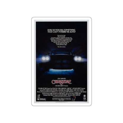 CHRISTINE 1983 Movie Poster STICKER Vinyl Die-Cut Decal-6 Inch-The Sticker Space