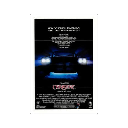 Christine 1983 Movie Poster - STICKER Vinyl Kiss-Cut Decal 2 Inch White - The Sticker Space