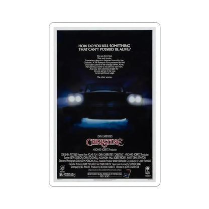 CHRISTINE 1983 Movie Poster - STICKER Vinyl Kiss-Cut Decal - The Sticker Space