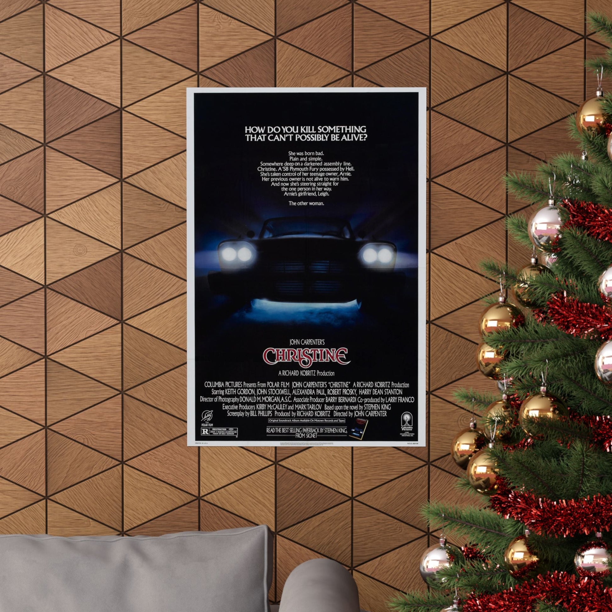 CHRISTINE 1983 - Paper Movie Poster-The Sticker Space