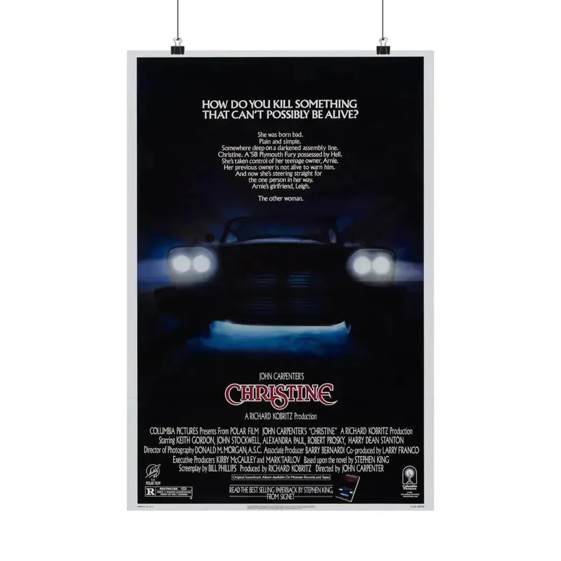 CHRISTINE 1983 - Paper Movie Poster 16″ x 24″ Matte - The Sticker Space