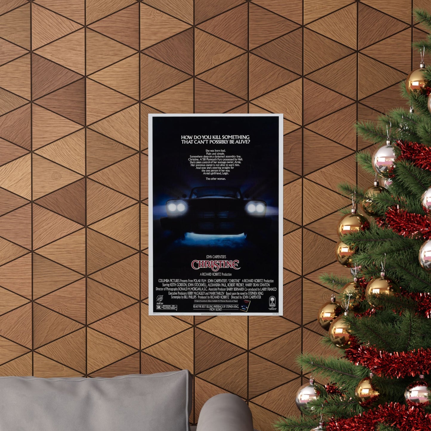 CHRISTINE 1983 - Paper Movie Poster-The Sticker Space