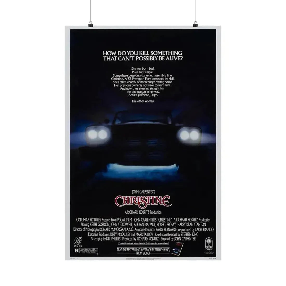 CHRISTINE 1983 - Paper Movie Poster 24″ x 36″ Matte - The Sticker Space