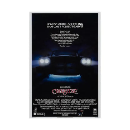 CHRISTINE 1983 - Paper Movie Poster - The Sticker Space