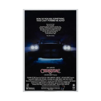 CHRISTINE 1983 - Paper Movie Poster - The Sticker Space