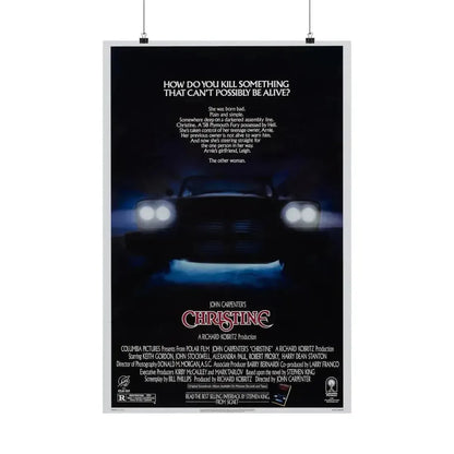 CHRISTINE 1983 - Paper Movie Poster - The Sticker Space