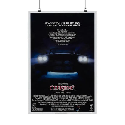 CHRISTINE 1983 - Paper Movie Poster - The Sticker Space