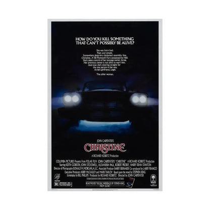 CHRISTINE 1983 - Paper Movie Poster - The Sticker Space