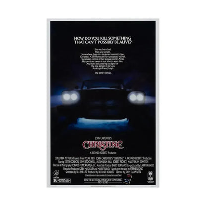 CHRISTINE 1983 - Paper Movie Poster - The Sticker Space