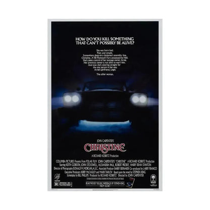 CHRISTINE 1983 - Paper Movie Poster - The Sticker Space