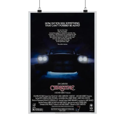 CHRISTINE 1983 - Paper Movie Poster - The Sticker Space
