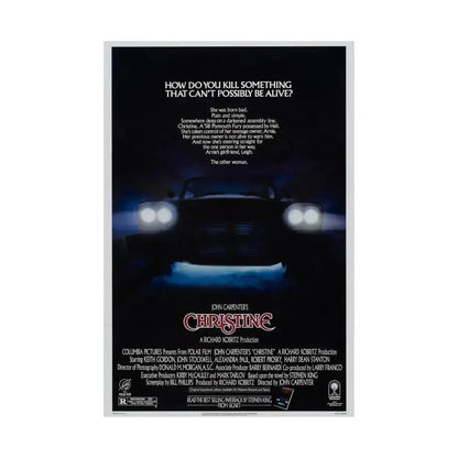 CHRISTINE 1983 - Paper Movie Poster - The Sticker Space
