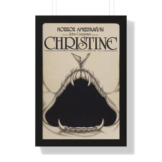 CHRISTINE (POLISH) 1983 - Framed Movie Poster-16″ x 24″-The Sticker Space