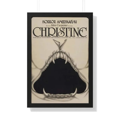 CHRISTINE (POLISH) 1983 - Framed Movie Poster - The Sticker Space