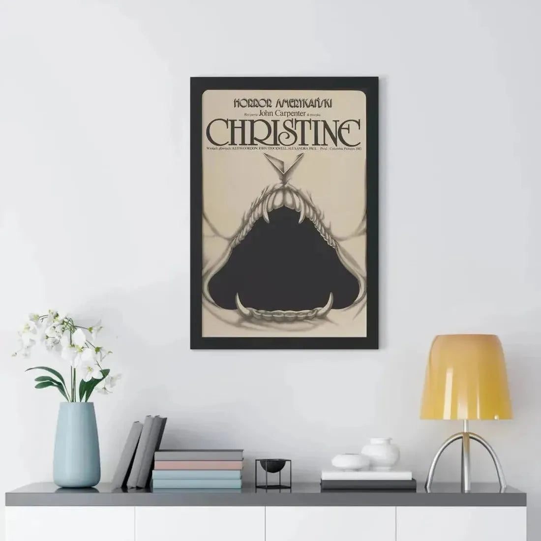 CHRISTINE (POLISH) 1983 - Framed Movie Poster - The Sticker Space